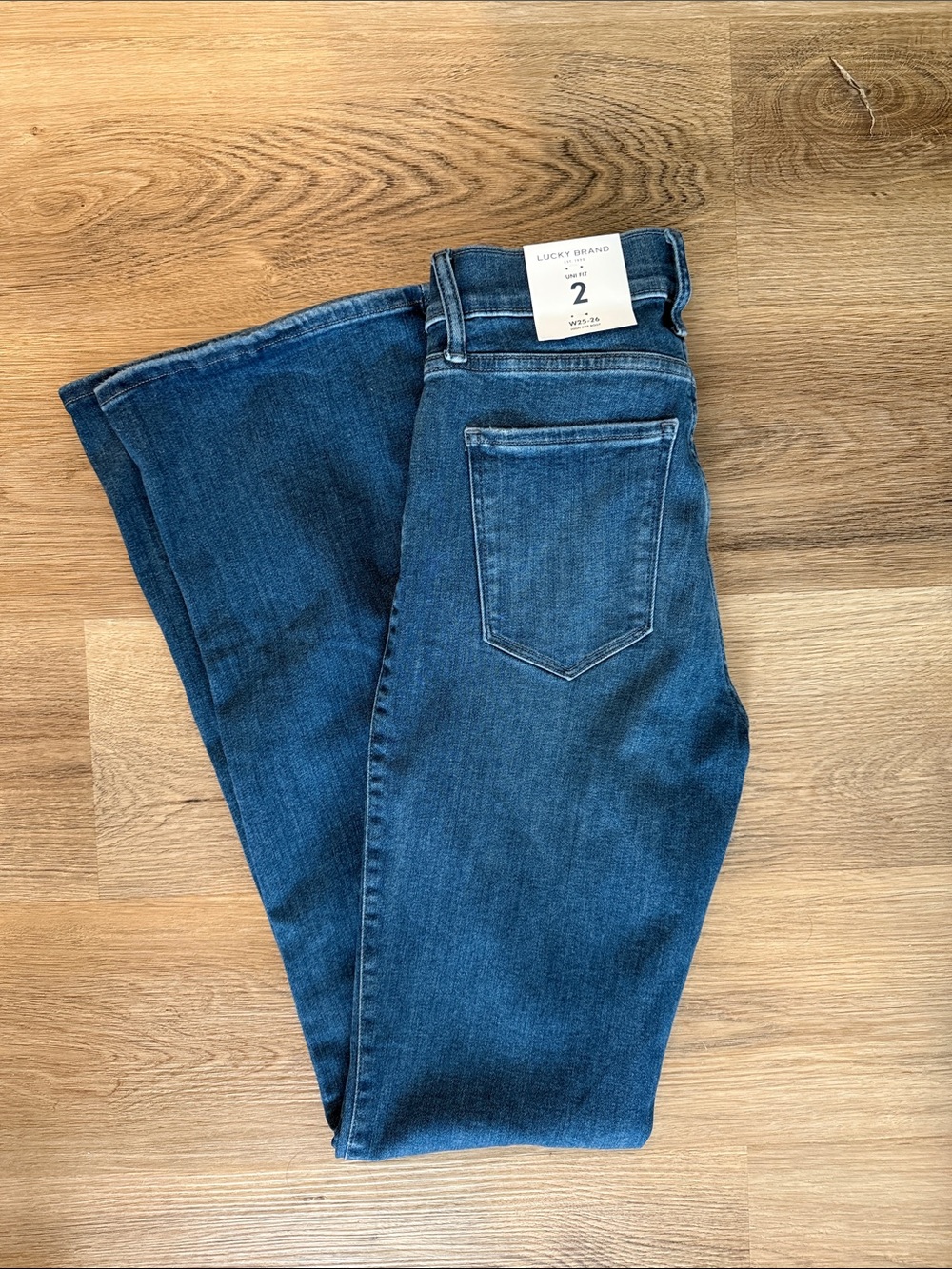 Lucky Brand Dark Blue Wide Leg Jeans